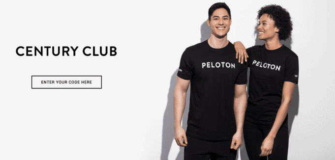 peloton 100 shirt