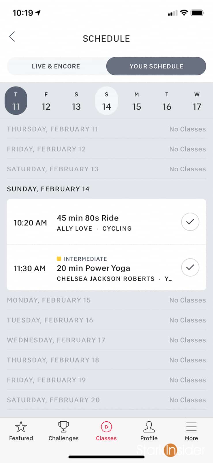 Printable Peloton Workout Calendar