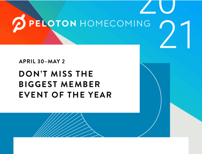 Peloton Homecoming Member Event Scheduled For April 30 May 2 21 Plus 2 Must Read Peloton Articles Stark Insider